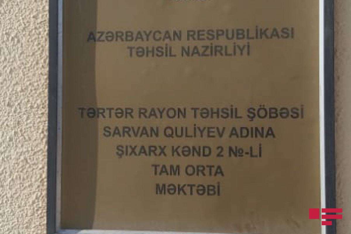 Polis Tərtərdə məktəbə hücumla bağlı məlumatları araşdırıb