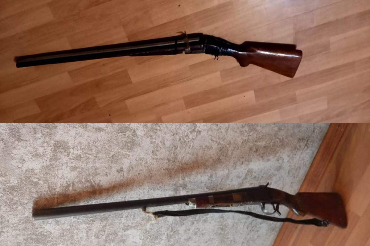 Cəlilabad sakinlərindən qanunsuz odlu silahlar aşkarlanıb