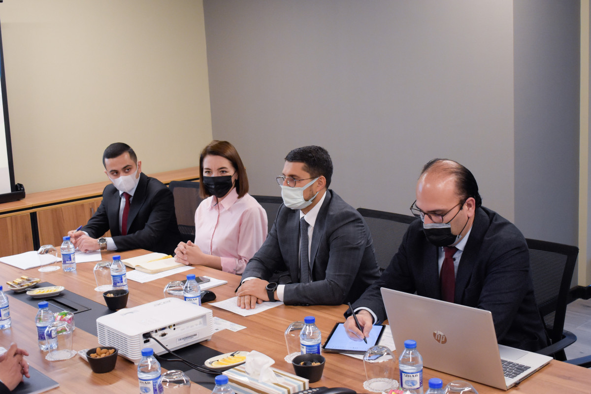 Qarabağ Dirçəliş Fondunun İslam İnkişaf Bankının nümayəndə heyəti ilə görüşü