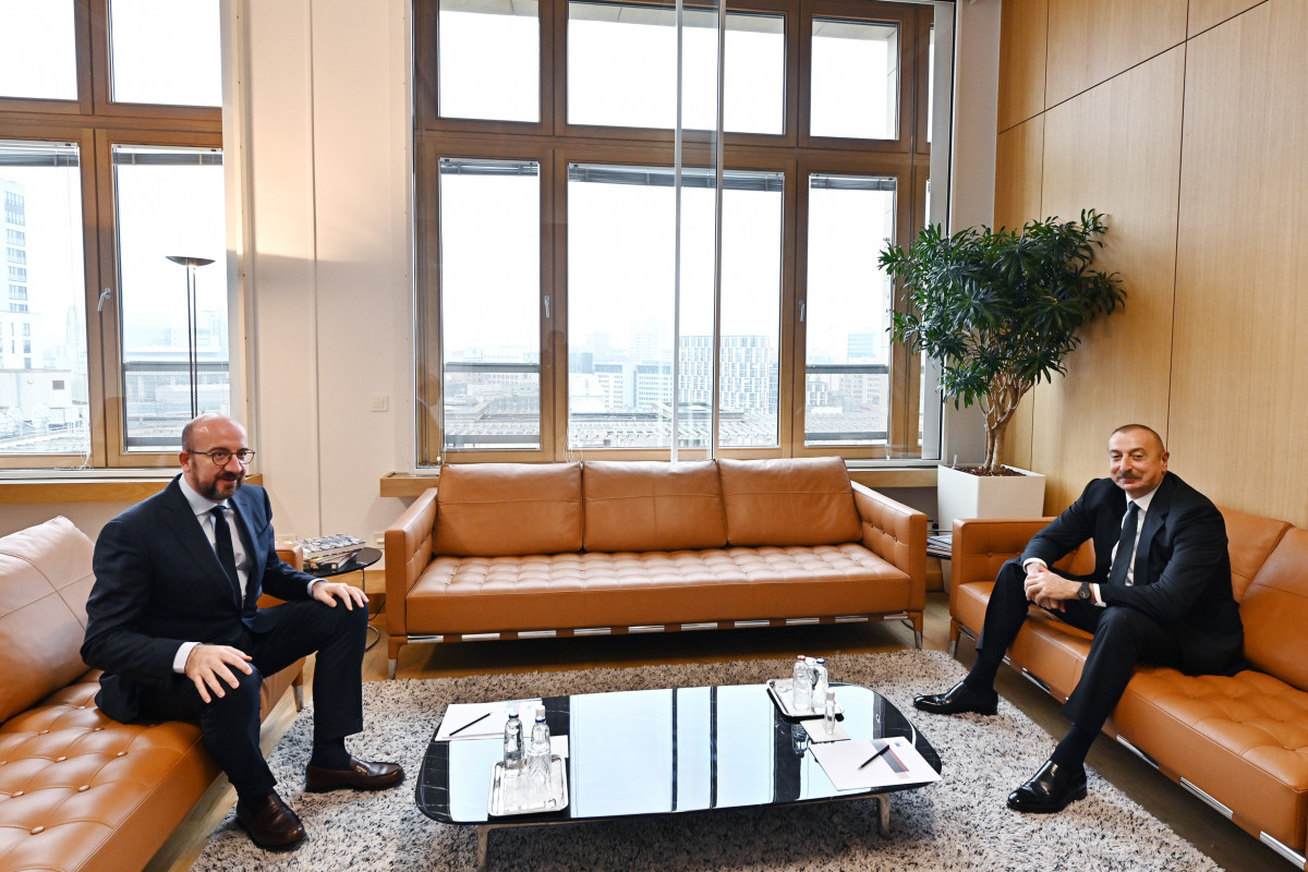 Şarl Mişel, Prezident İlham Əliyev