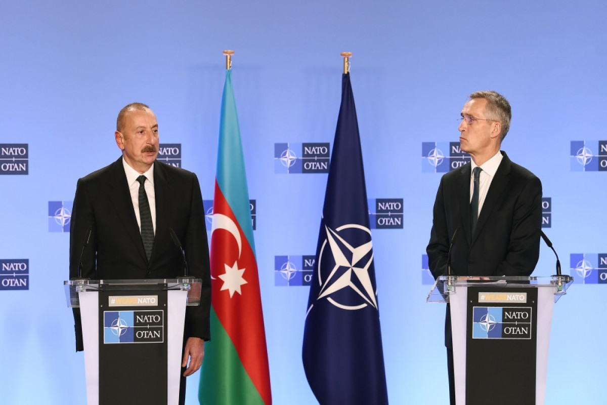 Prezident İlham Əliyev və Yens Stoltonberq
