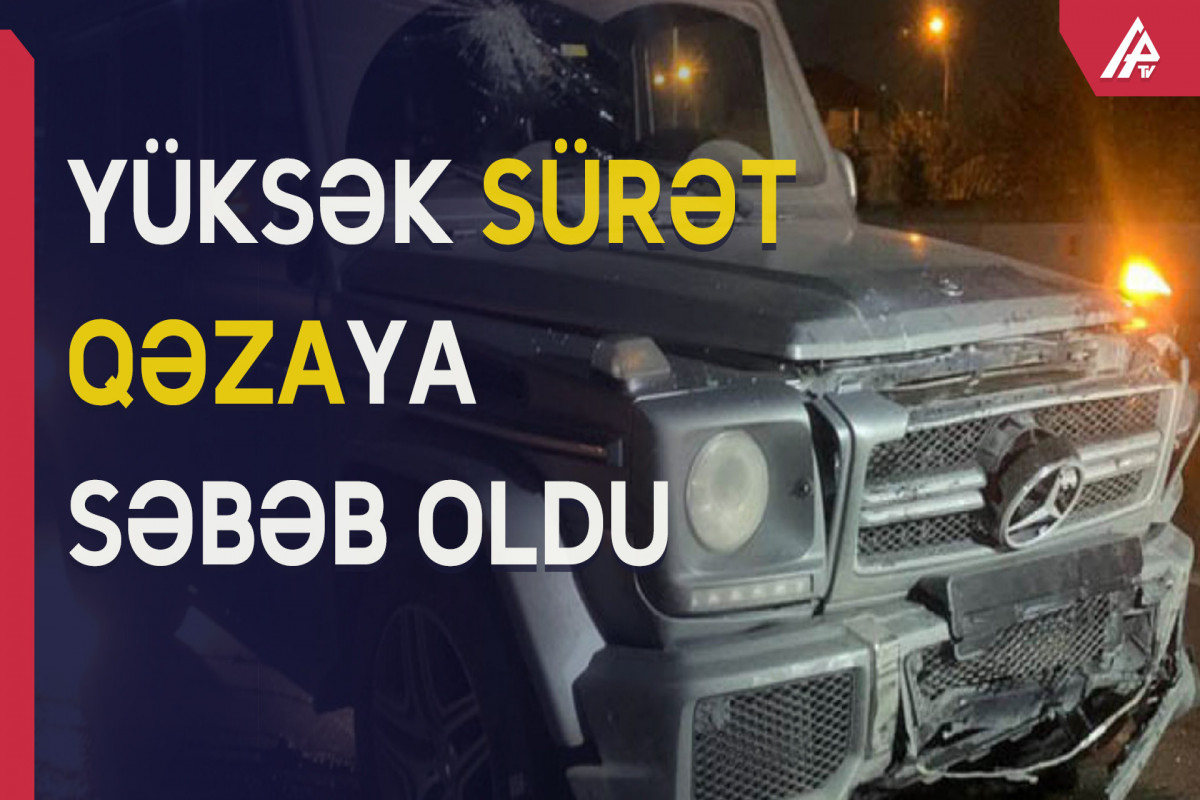 Bakıda “Gelandewagen” qəza törədib, xəsarət alan var - FOTO  - VİDEO 