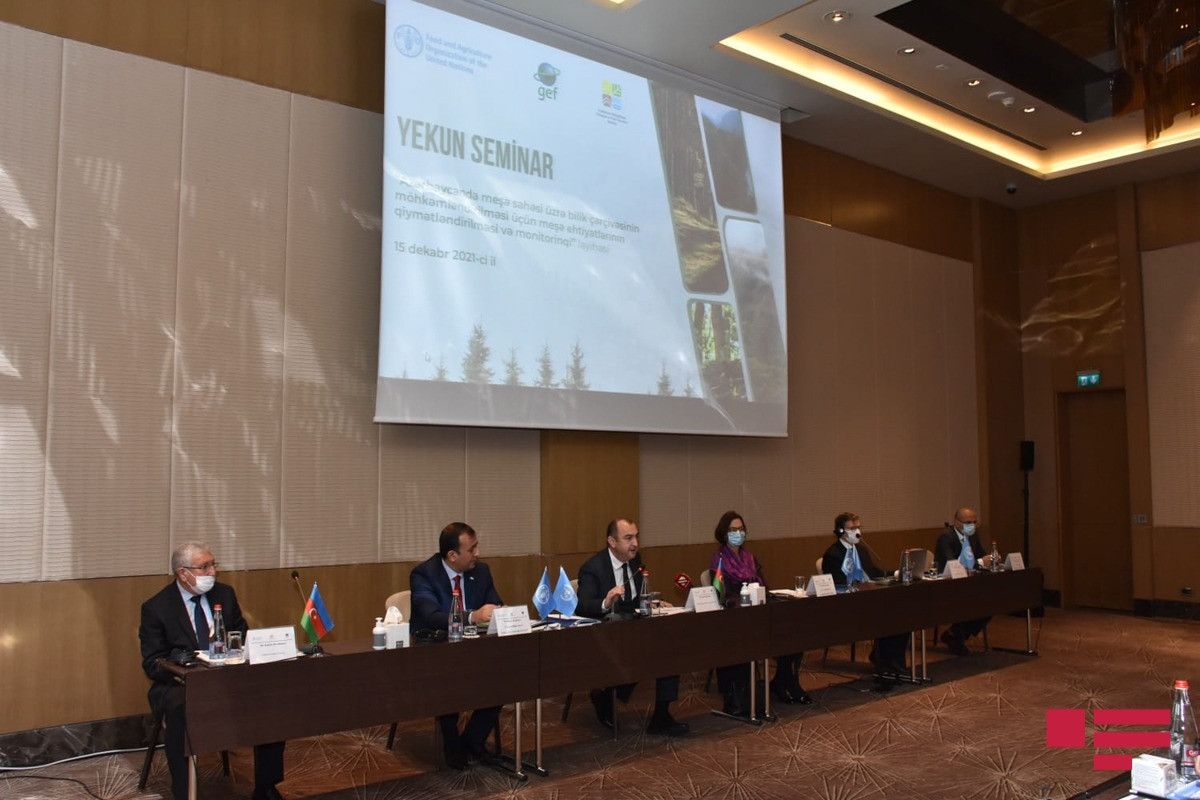 Meşə ehtiyatlarının qiymətləndirilməsi və monitorinqinə dair layihənin yekun seminarı