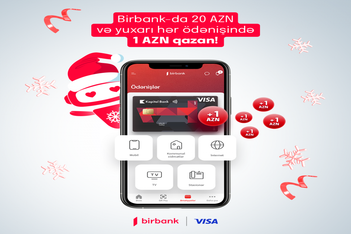 "Birbank" istifadəçiləri əlavə bonuslar qazanacaq® 