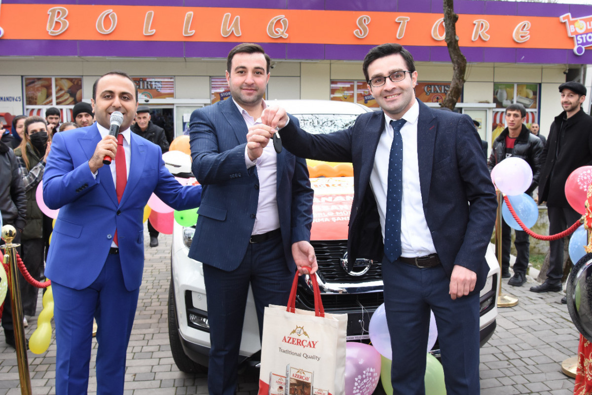 "Azerçay" lotereyasının qaliblərinə avtomobil təqdim olunub - FOTO 