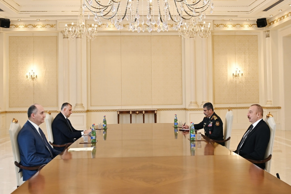 Azerbaijani President received Georgian Defense Minister