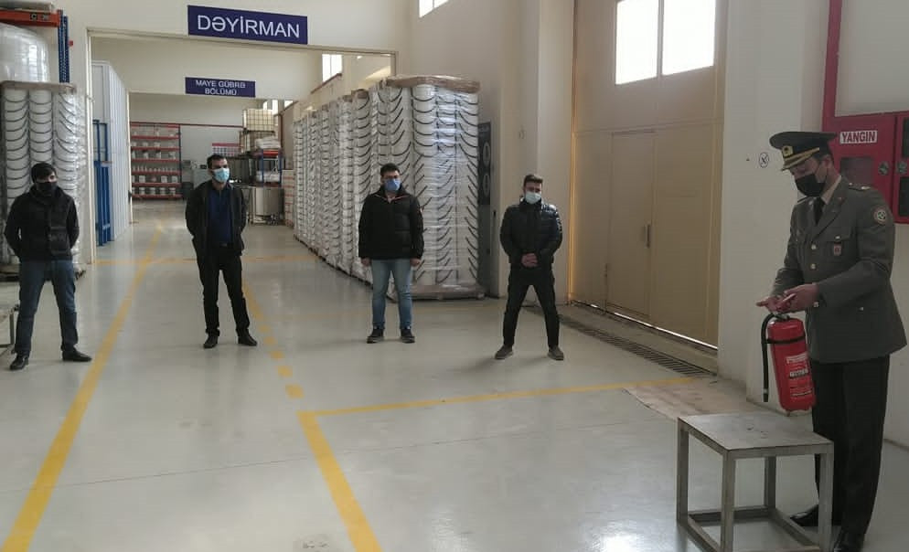 FHN-in Dövlət Yanğın Nəzarəti Xidməti Hacıqabulda maarifləndirmə tədbiri keçirib