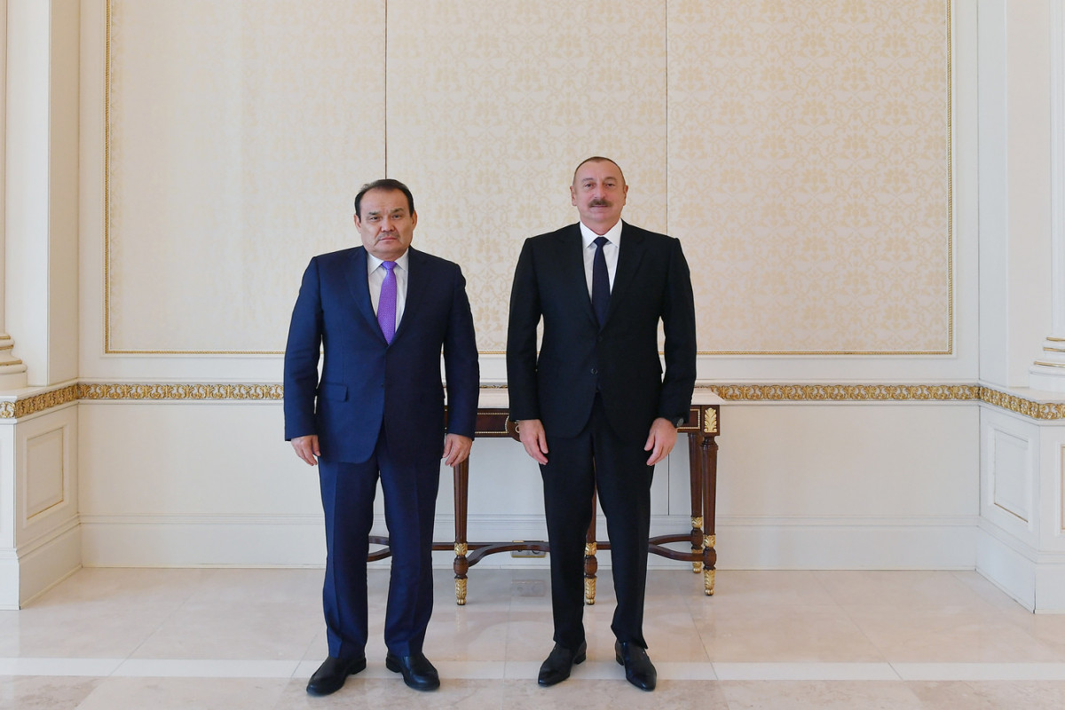 Bağdad Amreyev və Prezident İlham Əliyev