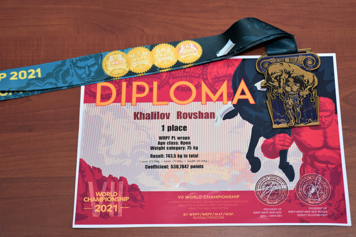 FHN-in əməkdaşı dünya çempionatında qızıl medal qazanıb - FOTO 