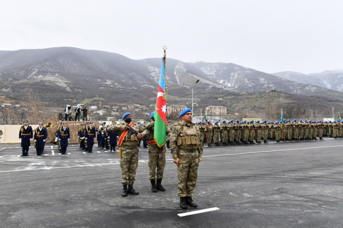 Президент Ильхам Алиев принял участие в церемонии открытия воинской части в Гадруте-ОБНОВЛЕНО 