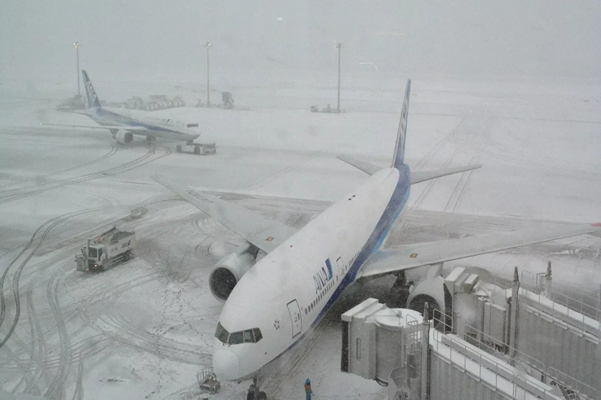 Nearly 50 flights cancelled in Japan as snow storms continue