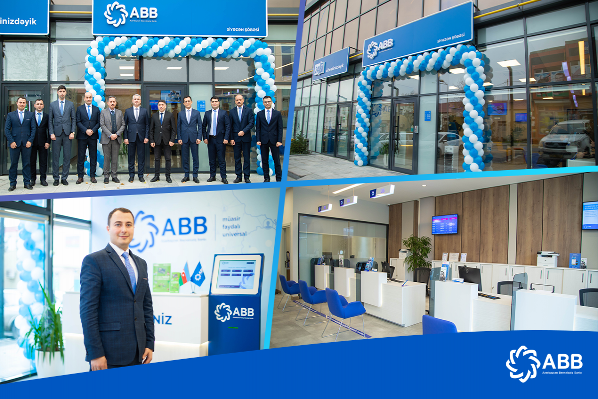 ABB-nin Siyəzən şöbəsi yeni konseptdə istifadəyə verilib