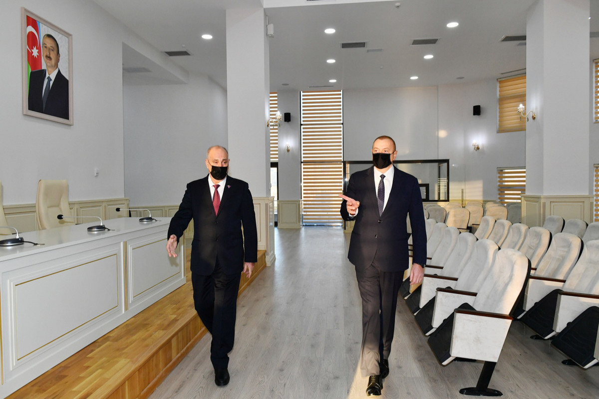 Prezident İlham Əliyev AZƏRTAC-ın yeni binası ilə tanış olub