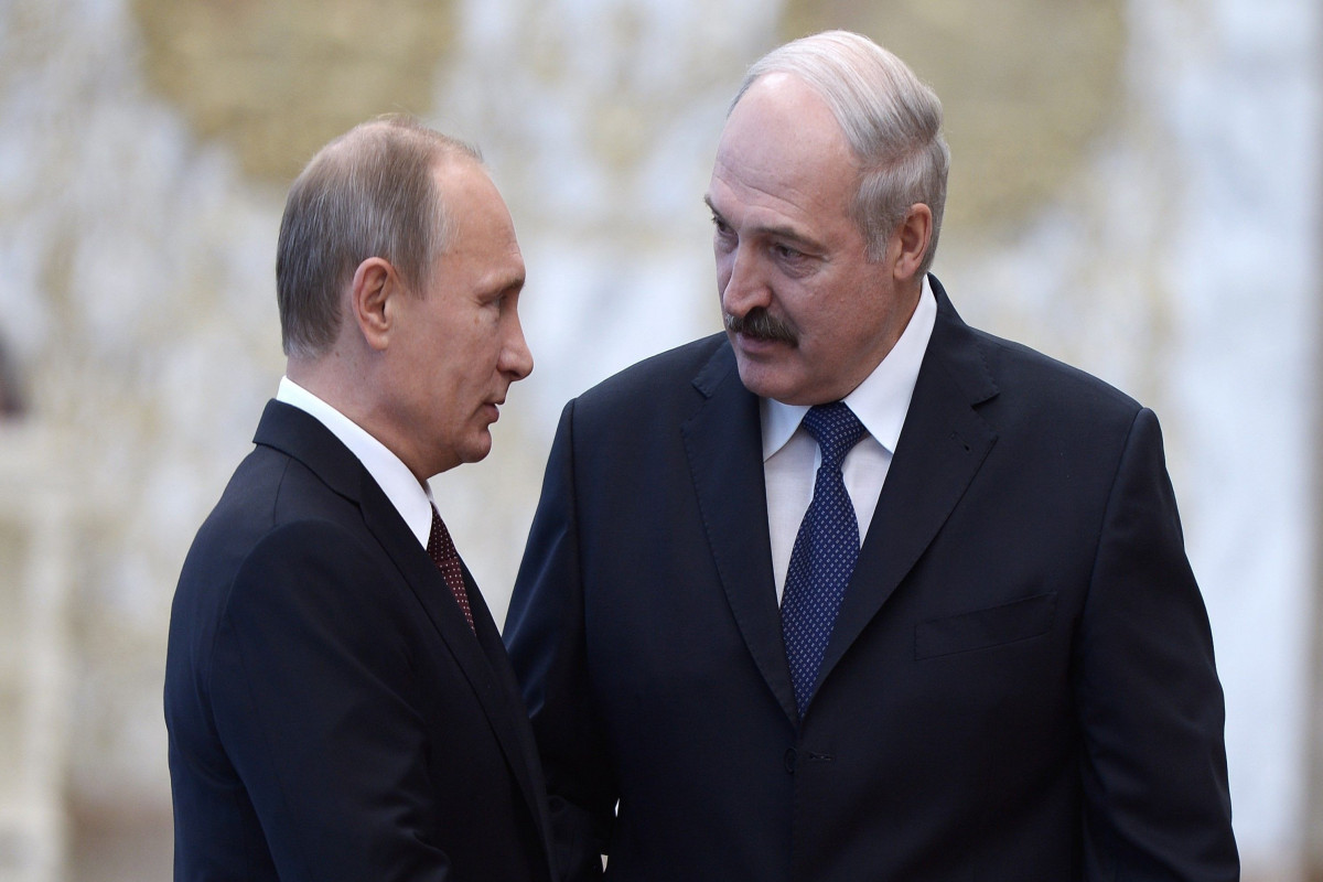 Vladimir Putin və Aleksandr Lukaşenko