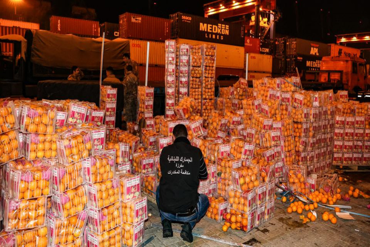 Lebanon seizes millions of amphetamine pills in shipment of lemons
