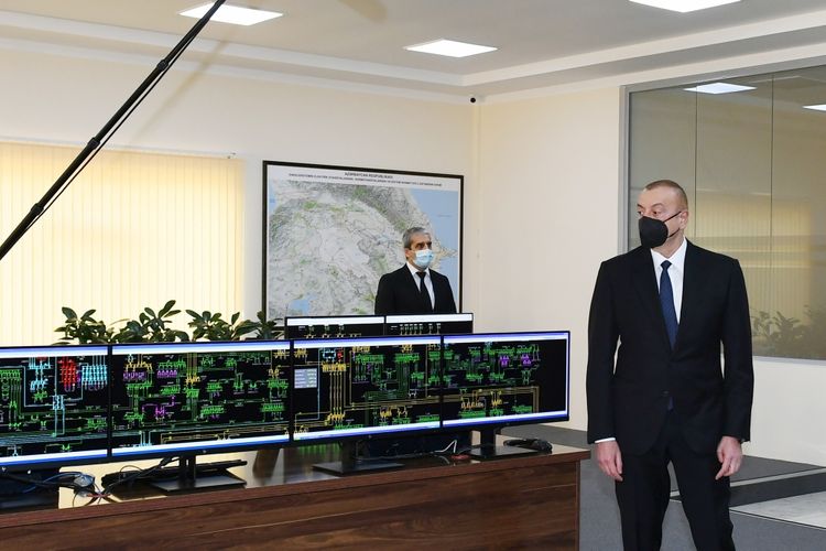 Президент Ильхам Алиев принял участие в открытии подстанций «Хырдалан» - ОБНОВЛЕНО - ФОТО