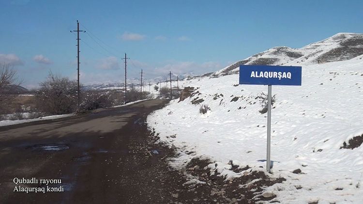 Azerbaijani MoD releases video footage of the Alagurshag village of the Gubadli region