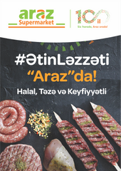 "Araz" supermarketlər şəbəkəsi yeni ət işləmələrini təqdim edir - FOTO
