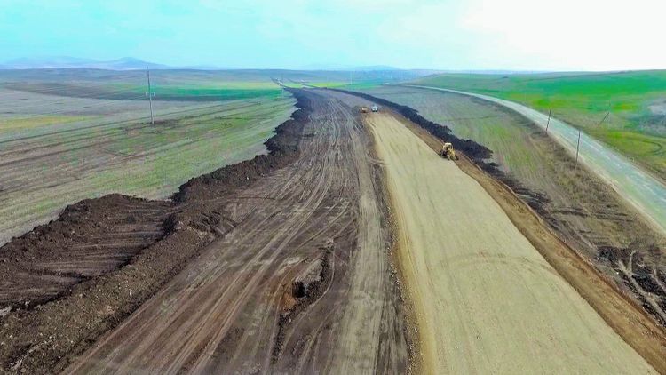First stage of construction work on new Fuzuli-Shusha highway completed