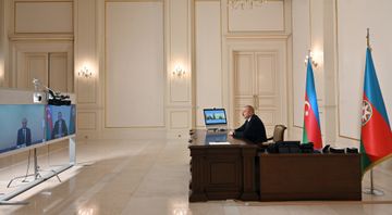 Prezident Minatəmizləmə Agentliyinin İdarə Heyətinin sədrini videoformatda qəbul edib