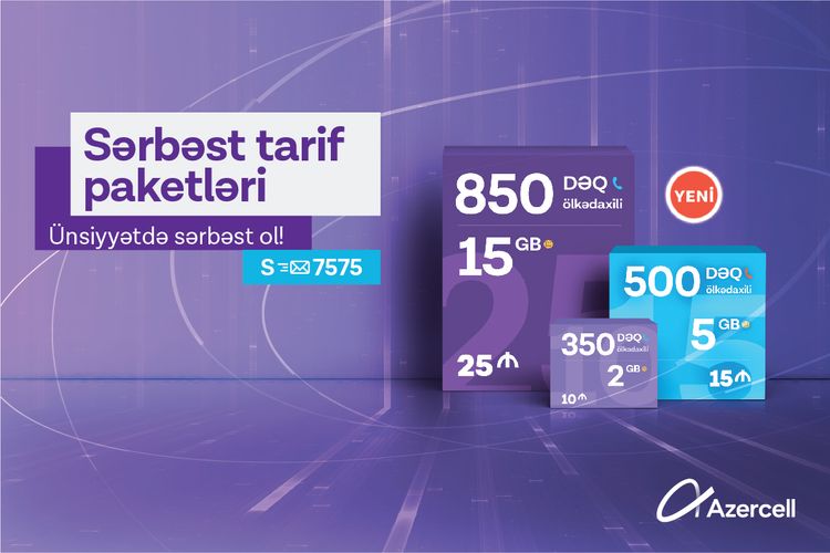 "Azercell" "Sərbəst" tarif paketlərini yeniləyib - FOTO