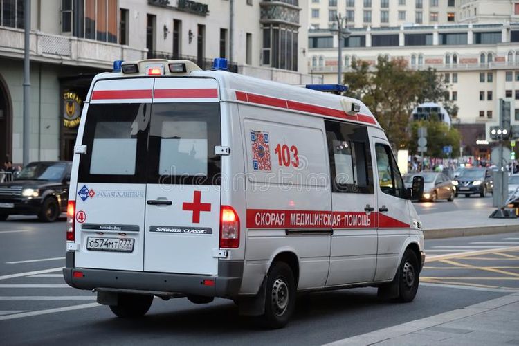 Apartment block fire Russia kills two children