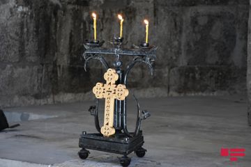 Azərbaycanın Alban-udi xristian icmasının üzvləri Laçında "Ağoğlan" monastırını ziyarət edib - FOTO - VİDEO