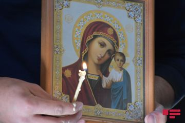 Azərbaycanın Alban-udi xristian icmasının üzvləri Laçında "Ağoğlan" monastırını ziyarət edib - FOTO - VİDEO