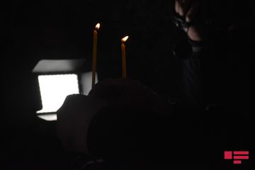Azərbaycanın Alban-udi xristian icmasının üzvləri Laçında "Ağoğlan" monastırını ziyarət edib - FOTO - VİDEO