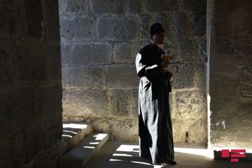 Azərbaycanın Alban-udi xristian icmasının üzvləri Laçında "Ağoğlan" monastırını ziyarət edib - FOTO - VİDEO