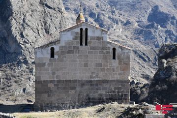 Azərbaycanın Alban-udi xristian icmasının üzvləri Laçında "Ağoğlan" monastırını ziyarət edib - FOTO - VİDEO