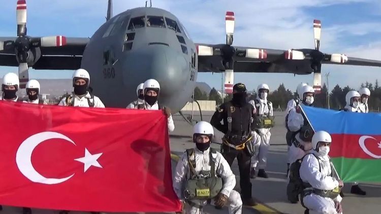 Joint training of Turkish and Azerbaijani servicemen continues - VIDEO