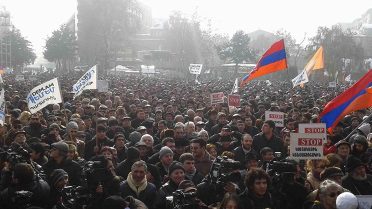 Общереспубликанский митинг в Армении перенесен