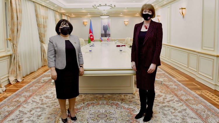 British Minister meets with Sahiba Gafarova 