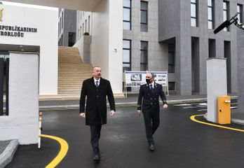 Prezident Baş Prokurorluğun yeni binasının açılışında iştirak edib - YENİLƏNİB