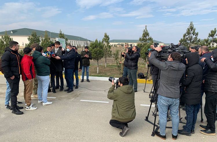 Представители медиа посетили воинские части Ракетно-артиллерийских войск