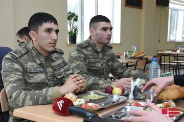 Jurnalistlər Heydər Əliyev adına Azərbaycan Ali Hərbi Məktəbində olublar - FOTO