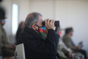 Türkiyə və Azərbaycan müdafiə nazirləri Qarsda birgə təlimi izləyib - VİDEO - FOTO