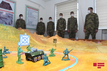 Jurnalistlər Heydər Əliyev adına Azərbaycan Ali Hərbi Məktəbində olublar - FOTO