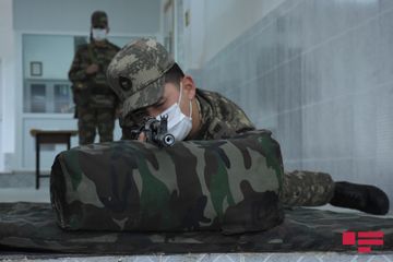 Jurnalistlər Heydər Əliyev adına Azərbaycan Ali Hərbi Məktəbində olublar - FOTO