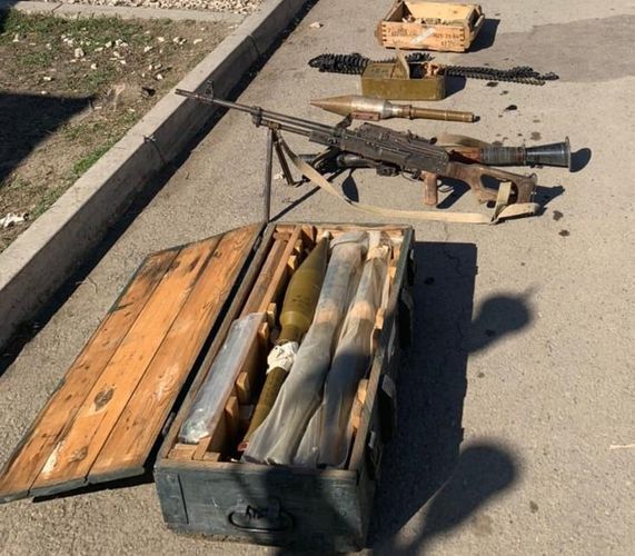 Weapons left behind by enemy, detected in Zangilan and Aghdam