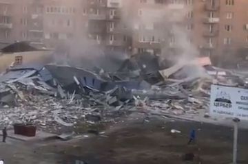 Vladiqafqazda güclü partlayış olub - VİDEO