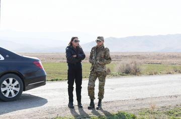 President Ilham Aliyev and first lady Mehriban Aliyeva visited Fuzuli, Zangilan, Lachin and Jabrayil districts - PHOTO - UPDATED