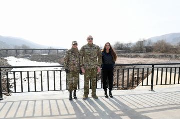 President Ilham Aliyev and first lady Mehriban Aliyeva visited Fuzuli, Zangilan, Lachin and Jabrayil districts - PHOTO - UPDATED