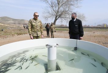President Ilham Aliyev and first lady Mehriban Aliyeva visited Fuzuli, Zangilan, Lachin and Jabrayil districts - PHOTO - UPDATED