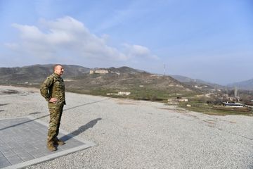 President Ilham Aliyev and first lady Mehriban Aliyeva visited Fuzuli, Zangilan, Lachin and Jabrayil districts - PHOTO - UPDATED