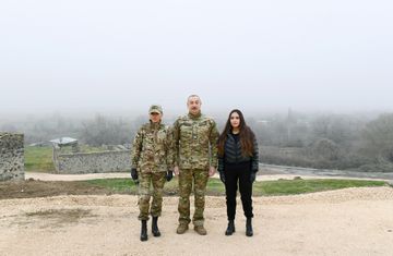 President Ilham Aliyev and first lady Mehriban Aliyeva visited Fuzuli, Zangilan, Lachin and Jabrayil districts - PHOTO - UPDATED