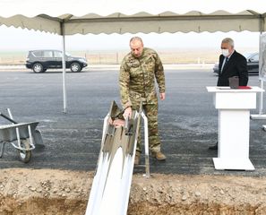 President Ilham Aliyev and first lady Mehriban Aliyeva visited Fuzuli, Zangilan, Lachin and Jabrayil districts - PHOTO - UPDATED