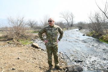 Prezident İlham Əliyev və birinci xanım Mehriban Əliyeva Füzuli, Zəngilan, Laçın və Cəbrayıl rayonlarında olublar - FOTO