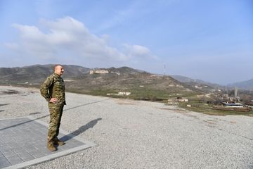 Prezident İlham Əliyev və birinci xanım Mehriban Əliyeva Füzuli, Zəngilan, Laçın və Cəbrayıl rayonlarında olublar - FOTO